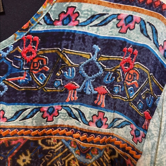 Anthropologie Vineet Bahl 1X Prudence Bohemian Print Women's Top - Picture 12 of 16